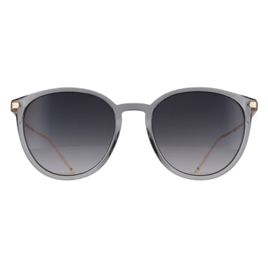 Hugo Boss BOSS 1948/S MVU 9O zonnebril met transparant azuurblauw-grijs kleurverloop