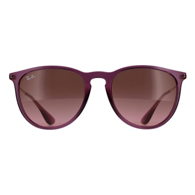 Ray-Ban RB4171 Erika 659114 zonnebril met transparant-violet-roze-bruin kleurverloop