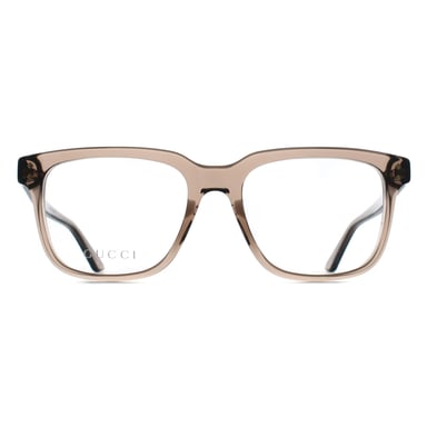 Gucci GG2131O 007 transparant bruin brilmontuur