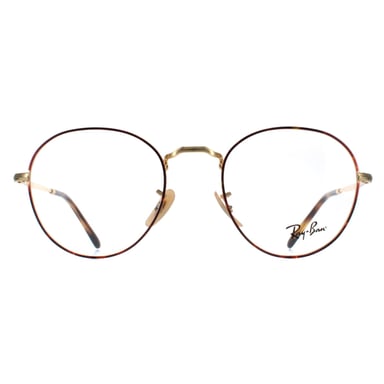 Ray-Ban RX3582V David 2945 havana op goud brilmontuur