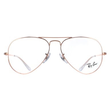 Ray-Ban RX6489 Aviator 3094 roségoud brilmontuur