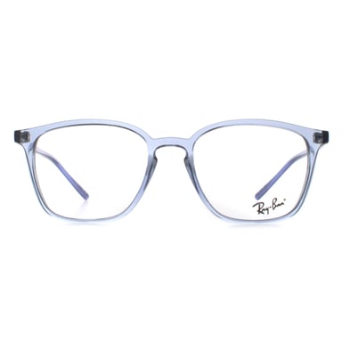 Ray-Ban RX7185 8235 transparant donkerblauw brilmontuur