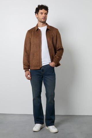 Dark Vintage Wash Stretch Bootcut Jeans