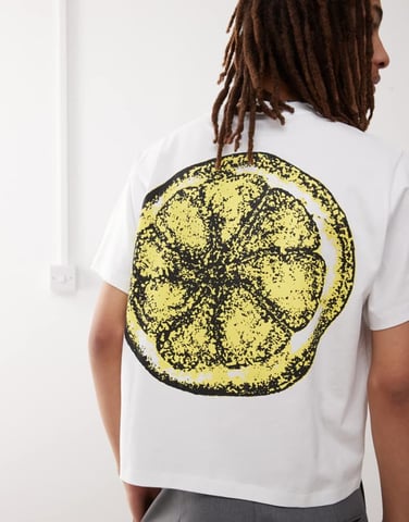 Reclaimed Vintage The Stone Roses licensed t-shirt in white