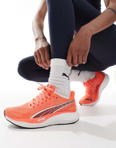 Puma Velocity Nitro 3 trainers in red