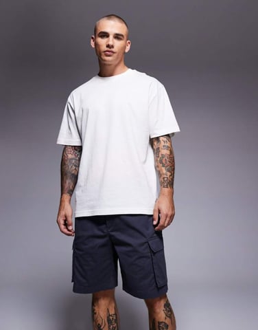 Calvin Klein Jeans cargo shorts in grey