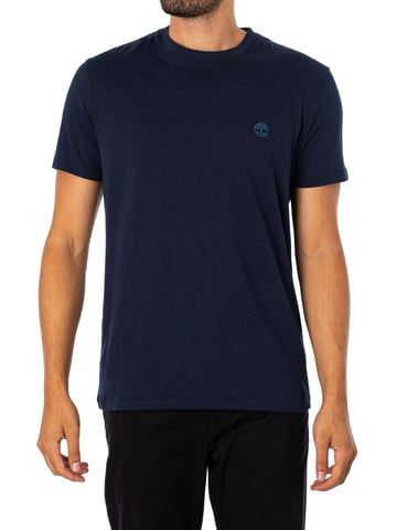 Timberland Slim Fit Embroidered Logo T-Shirt, Blue