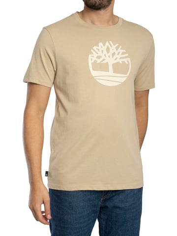 Timberland Tree Logo T-Shirt, Beige