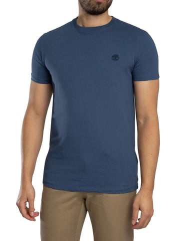 Timberland Slim Fit Embroidered Logo T-Shirt, Blue