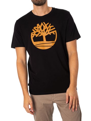 Timberland Tree Logo T-Shirt, Black