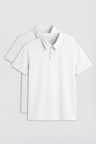 Men's Cotton-Elastane Polo T-Shirt