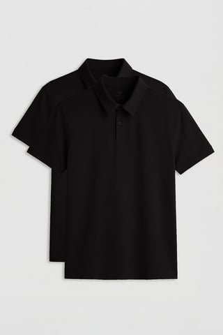 Men's Cotton-Elastane Polo T-Shirt