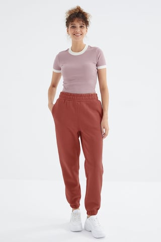 Women's High-Waist Fleece Jogger Sweatpants