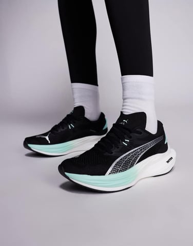 Puma Deviate Nitro 3 löparskor svart och turkos
