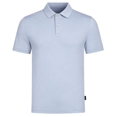 Ted Baker Zeiter Slim Soft Touch Ljusblå Pikétröja