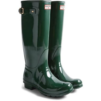 Hunter Original Tall 170 Rubberen Groene Wellingtonlaarzen Voor Dames