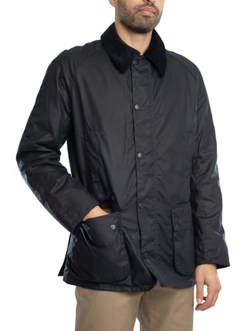 Barbour Ashby Wax Jacket, Blue
