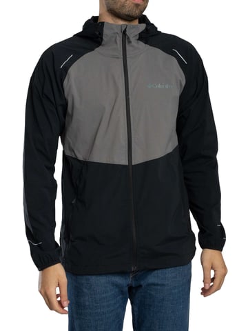 Columbia Tech II Wind Full Zip Jacket, Black