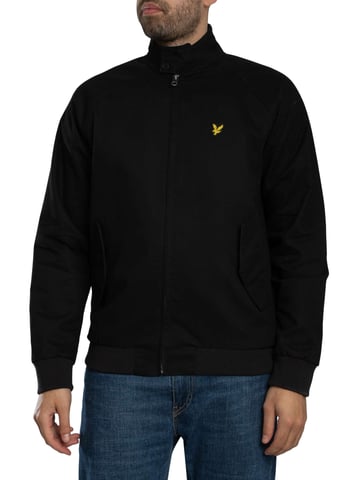 Lyle & Scott Cotton Harrington Jacket, Black