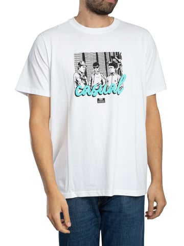 Weekend Offender Terrace Graphic T-Shirt, White