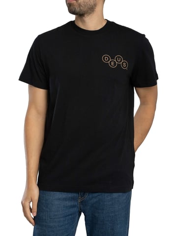 Deus Ex Machina Mechanism Back Graphic T-Shirt, Black