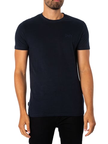 Superdry Vintage Logo Embroidered T-Shirt, Blue