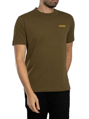 Napapijri Flint Back Graphic T-Shirt, Green