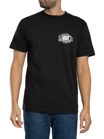 Vans Hot Lines Back Graphic T-Shirt, Black