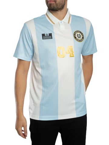Weekend Offender Moulay Football T-Shirt, Blue