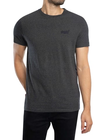 Superdry Essential Logo EMB T-Shirt, Blue