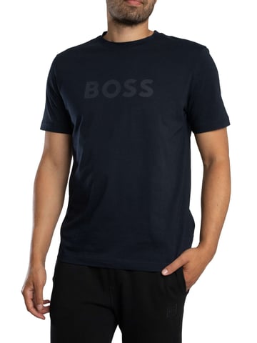 BOSS Te Logo T-Shirt, Blue