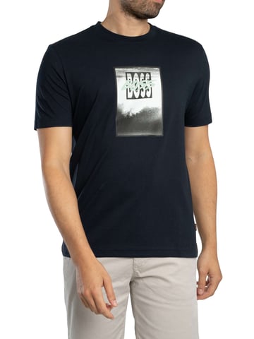 BOSS Te Dj Graphic T-Shirt, Blue