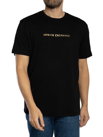 Armani Exchange Centre Logo T-Shirt, Black