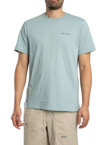 Columbia Logo Back Graphic T-Shirt, Green