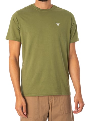 Barbour Tailored Sports T-Shirt, Green