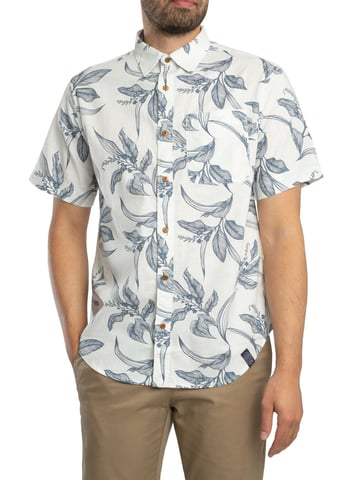 Superdry Vintage Loom Short Sleeved Shirt, White
