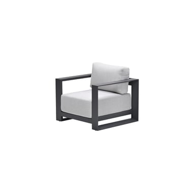 Garden Impressions Levanto lounge fauteuil carbon black valley sand