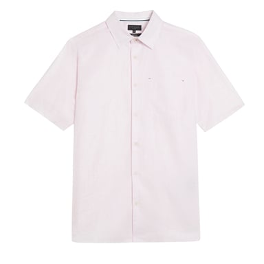 Ted Baker Palomas Roze Linnen Overhemd