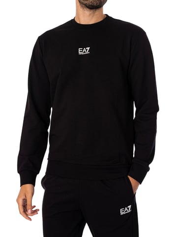 EA7 Centre Logo Sweatshirt, Black