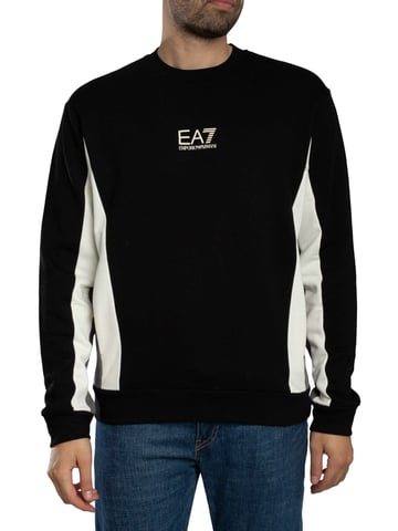 EA7 Logo Sweatshirt, Black