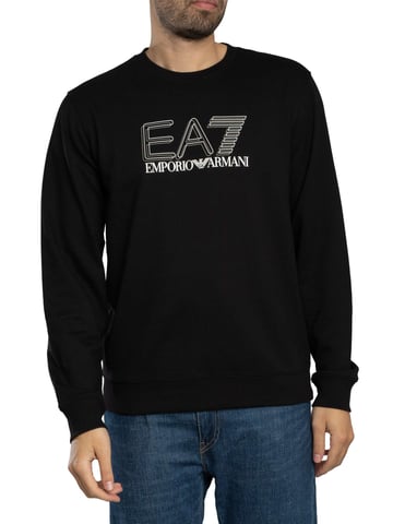 EA7 Echo Graphic Sweatshirt, Black