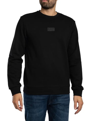 EA7 Back Box Logo Sweatshirt, Black
