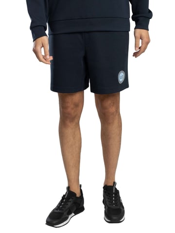 EA7 Badge Logo Sweat Shorts, Blue
