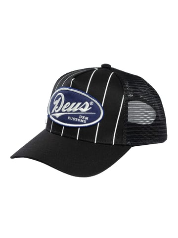 Deus Ex Machina Forecourt Trucker Cap, Black