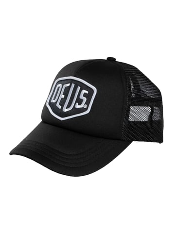 Deus Ex Machina Baylands Trucker Cap, Black