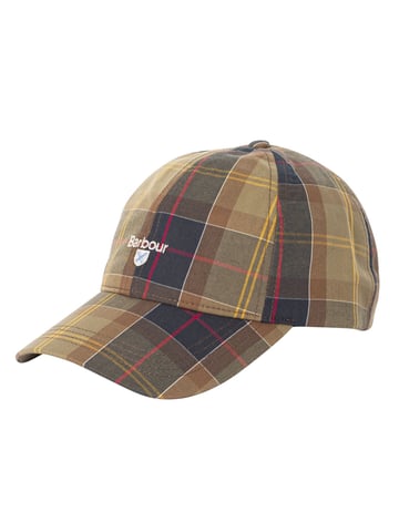 Barbour Tartan Sports Baseball Cap, Green