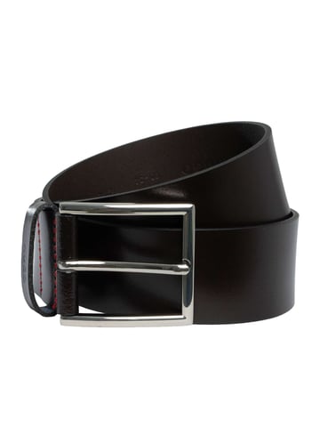 HUGO Giaspo Leather Belt, Brown