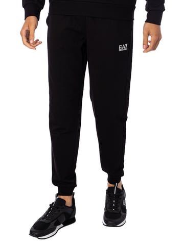 EA7 Logo Joggers, Black