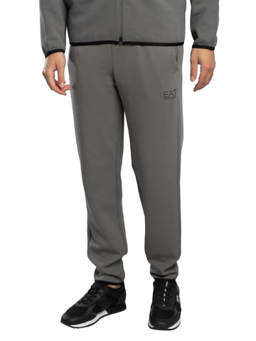 EA7 Side Zip Logo Joggers, Grey