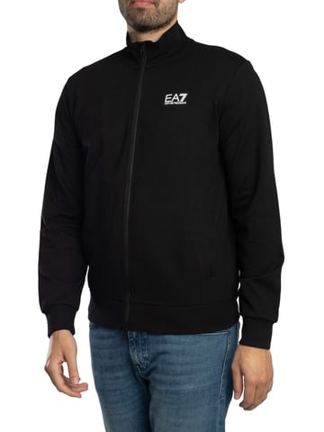 EA7 Aperta Zip Track Jacket, Black